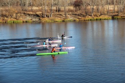 На строительной площадке СДЮШОР имени Константина Костенко по гребле на байдарках и каноэ состоялся пресс-тур для краевых средств массовой информации (фото).