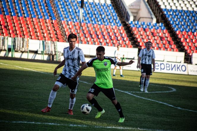 Фрагмент матча "Иркутск" - "Торпедо". Фото: ФК "Иркутск"