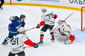 ХК «Динамо-Алтай» обыграл «Кузнецких Медведей» в первом контрольном матче – 3:0 (добавлены фото)
