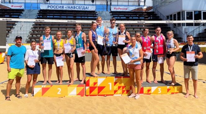 Мужская команда АлтГПУ – серебряный призёр финального этапа всероссийских соревнований по пляжному волейболу среди студентов