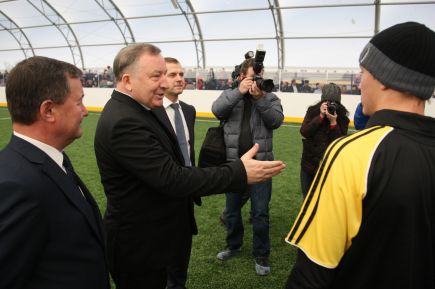 Бочкари - хоккейное село!