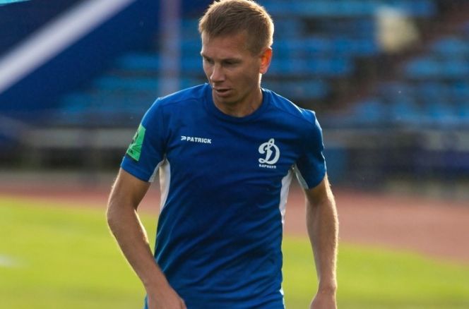 Автор единственного гола "Динамо" Владимир Завьялов. Фото: ФК "Динамо-Барнаул"