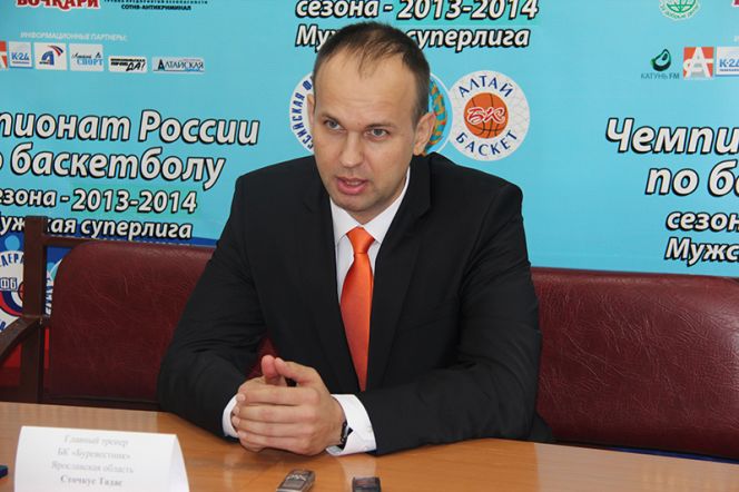 Повторный матч с ярославским "Буревестником" завершился победой алтайских баскетболистов - 72:55.