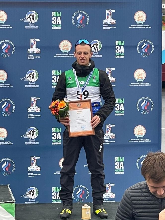 Фото: Олег Домичек - бронзовый призёр индивидуальной гонки юниорского первенства России