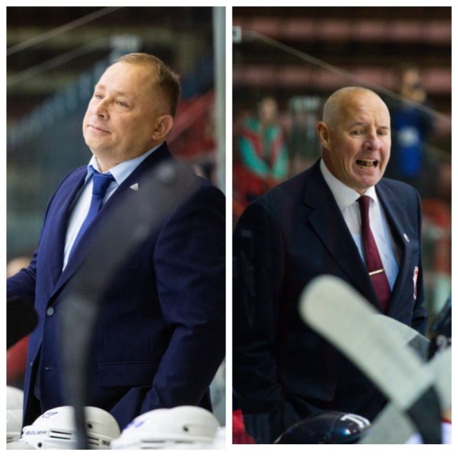 Пресс-конференция главных тренеров после завершения серии между «Кристаллом» и «Динамо-Алтаем»