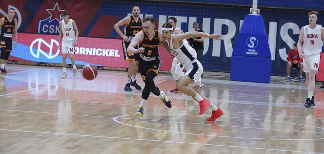 Фрагмент матча ЦСКА-2 - "Иркут" Фото: РФБ