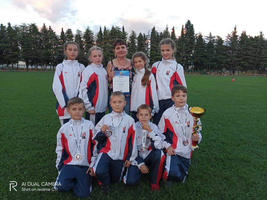 Легкоатлеты Мамонтовской средней школы на соревнованиях в Сочи 