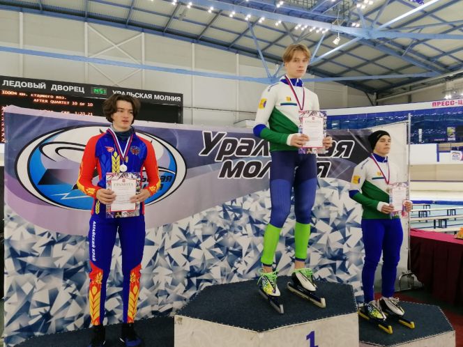 Константин Афанасьев на второй ступени пьедестала. Фото организаторов соревнований