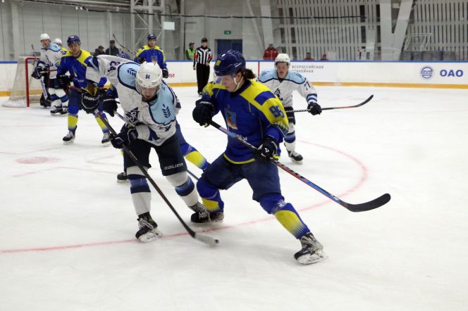Фрагмент матча "Челны" - "Динамо-Алтай". Фото: ХК "Челны"