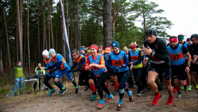 Забег Yolochka Trail в Барнауле. Фото: Дмитрий Лямзин
