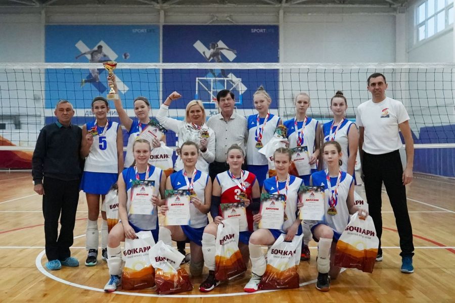 Команда Хакасии - победительница турнира. Фото: Максим Фролов/ Titans Volleyball