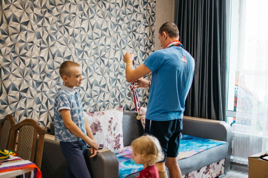 Семья Дмитрия Удалова. Фото: Ирина Пергаева