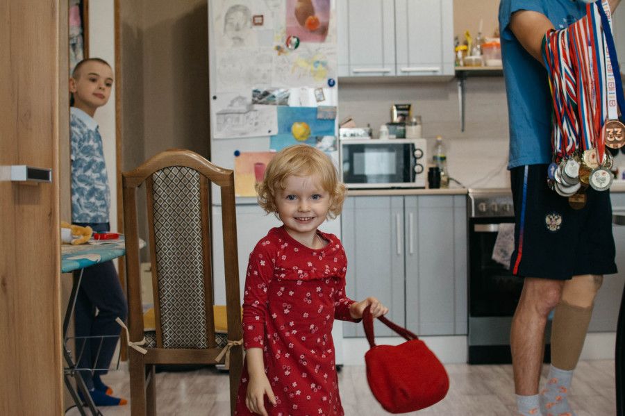 Семья Дмитрия Удалова. Фото: Ирина Пергаева