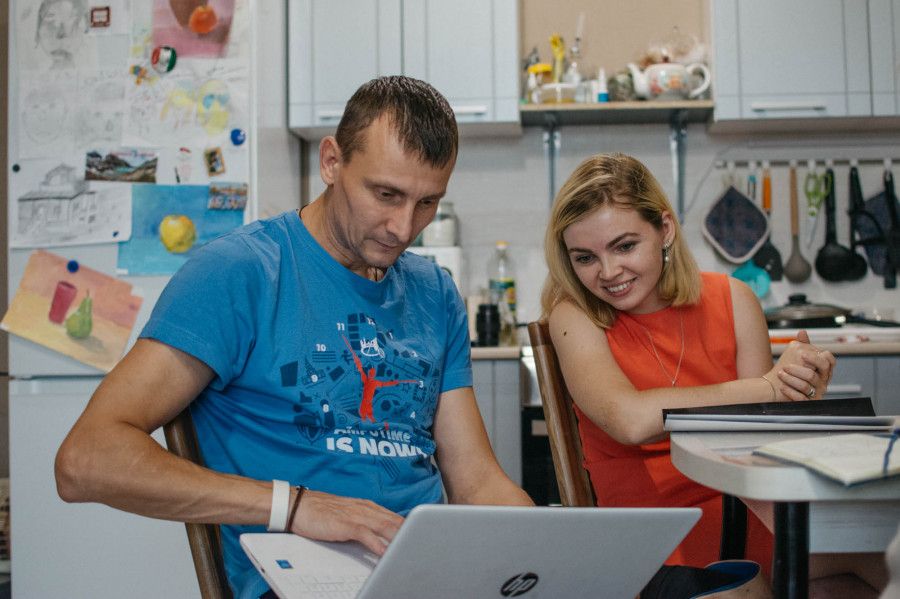 Семья Дмитрия Удалова. Фото: Ирина Пергаева