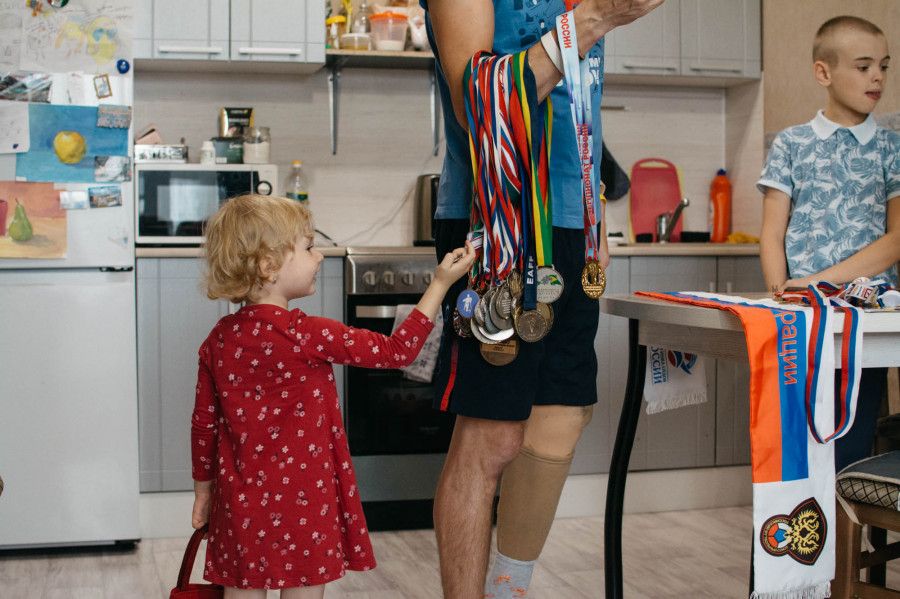 Семья Дмитрия Удалова. Фото: Ирина Пергаева