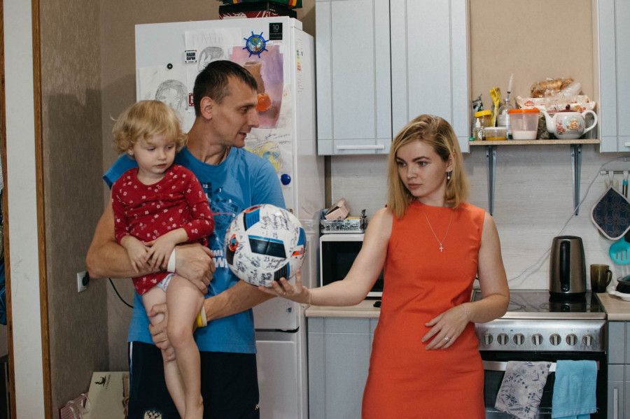 Семья Дмитрия Удалова. Фото: Ирина Пергаева