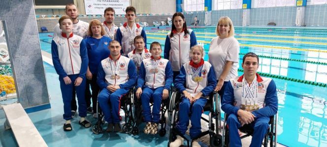 Сборная Алтайского края стала серебряным призёром общего зачёта Кубка России по плаванию (спорт лиц с ПОДА)