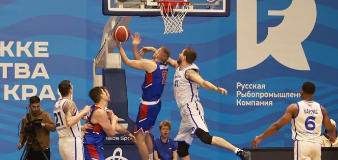 Фрагмент матча "Динамо" (Владивосток) - "Тамбов". Фото: сайт РФБ 