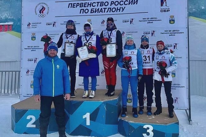 Анастасия Гришина выиграла индивидуальную гонку на юниорских стартах в Увате  