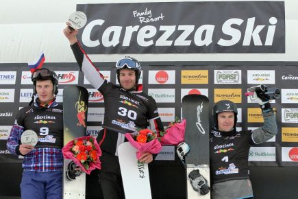 Андрей Соболев стал вторым на первом этапе Кубка мира в параллельном гигантском слаломе. 