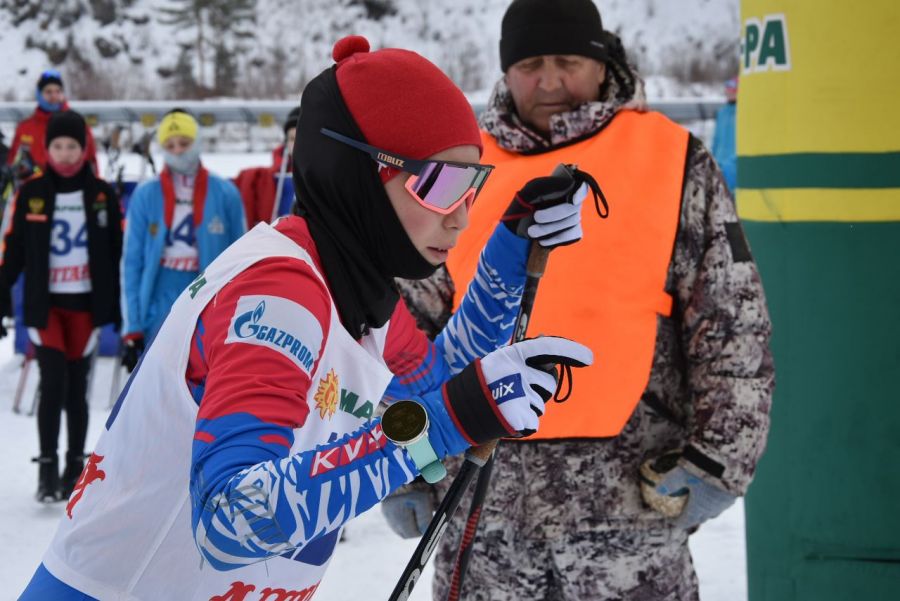 В селе Алтайское прошли лыжные гонки ХLIII Спартакиады спортивных школ Алтайского края на призы Виталия Денисова (видео)