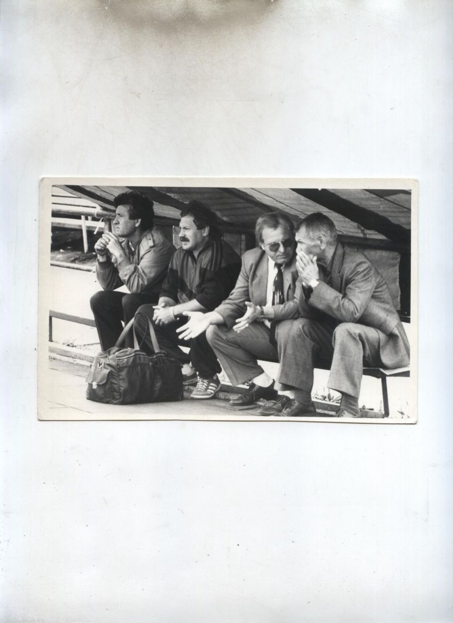 Слева направо: Александр Горбунов, Максим Прокошин (врач), Александр Захряпин, Василий Фомичев