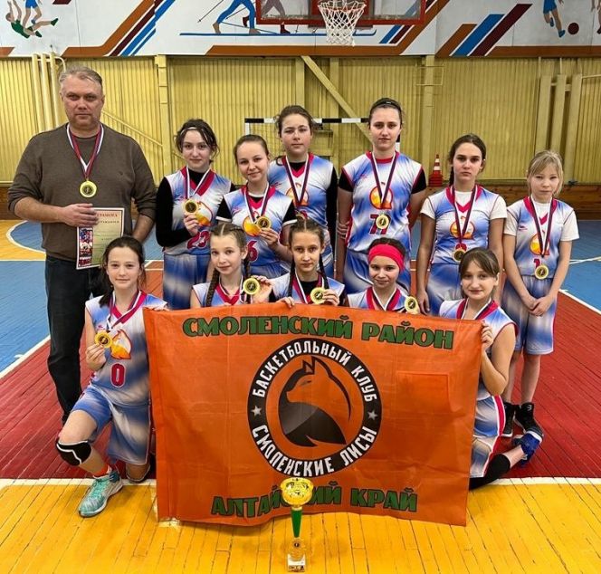 Команда девочек «Смоленские лисы» - победитель полуфинала Кубка Сибири и Дальнего Востока