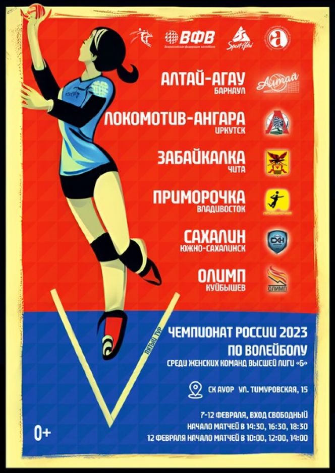 7−12 февраля. Барнаул. Зал АУОР. Чемпионат России. Женщины. Высшая лига «Б». 5-й тур