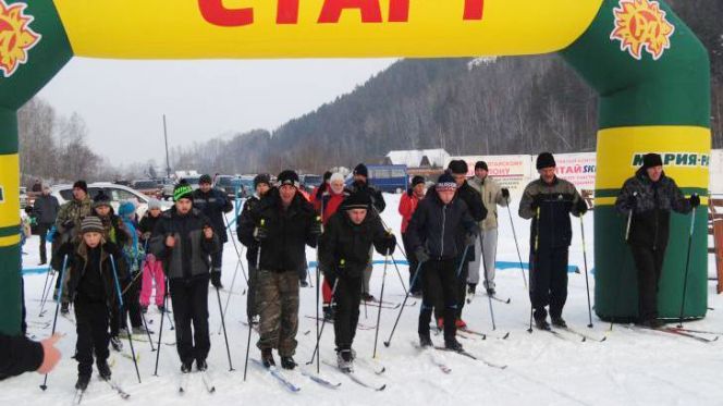 На «Трассе здоровья» в селе Алтайском прошёл спортивный праздник