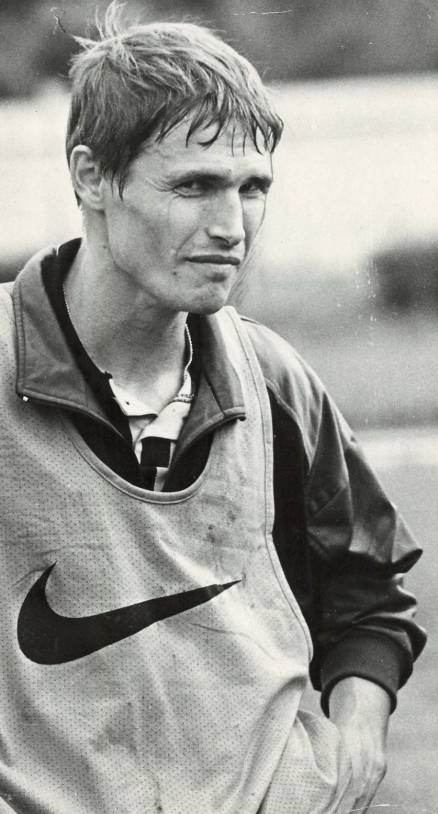 Станислав Чаплыгин в тренировочном жилете