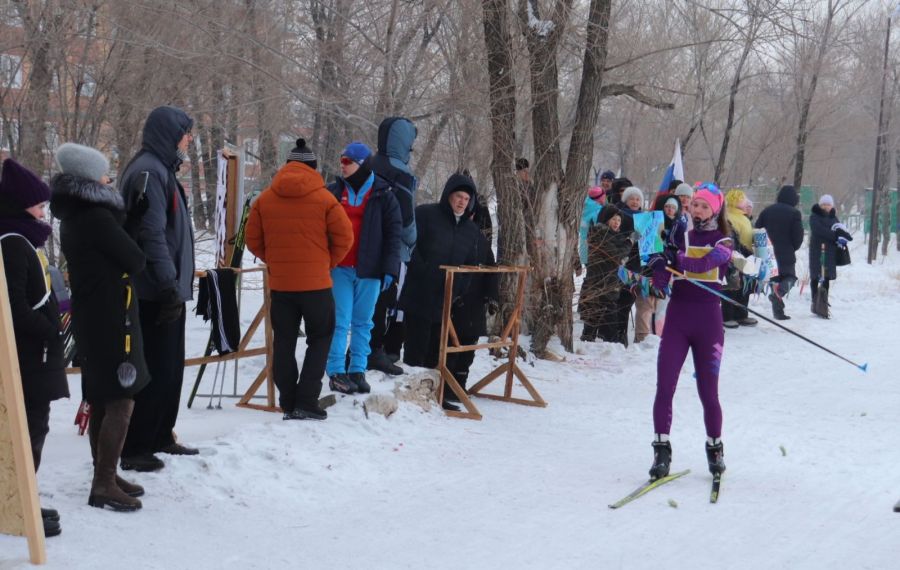 Финиш бийской эстафетной команды 