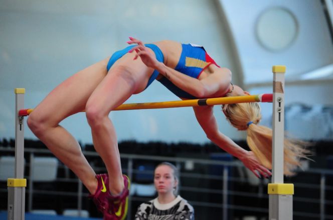 Екатерина Уткина на высоте 188 см