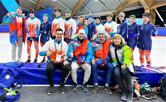 Сборная Сибирского федерального округа по скоростному бегу на коньках