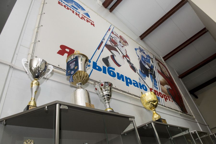 Хоккей в Бочкарях. Фото: Дмитрий Лямзин