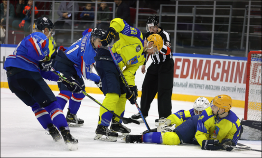 Фрагмент матча ЦСК ВВС - "Челны" 