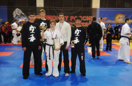 Яна Майдан заняла третье место на чемпионате России по киокусинкай каратэ в дисциплине шинкиокушинкай.