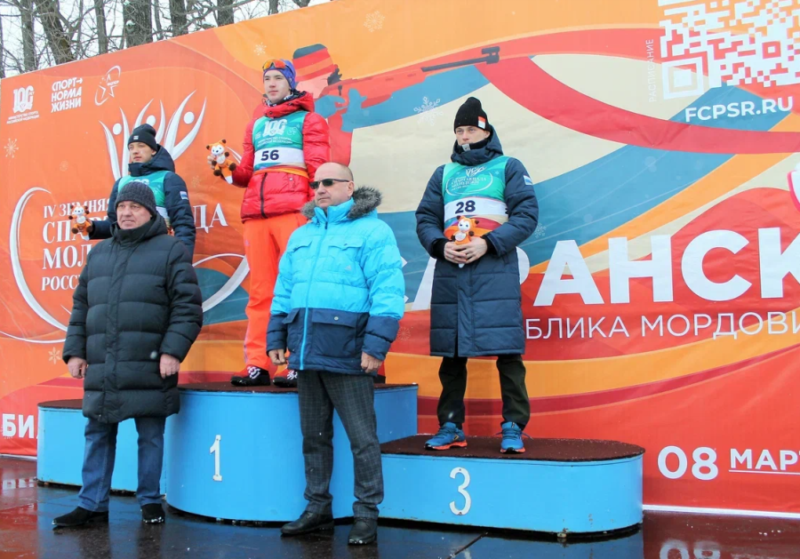 Леонид Кульгускин на высшей ступени пьедестала. Фото: ФЦПСР