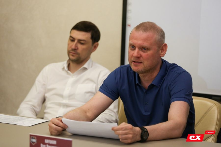 Предсезонная пресс-конференция ФК «Темп». Фото: Владимир Мартынов/CX News