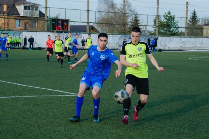 Фрагмент матча «Иркутск-М» - «Новосибирск-М». Фото: ФК "Иркутск"