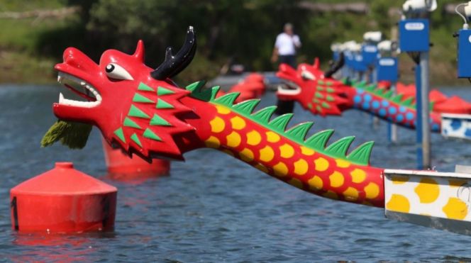 3 июня. Барнаульский гребной канал. Чемпионат края по гребле на «Драконах» и сапбордах