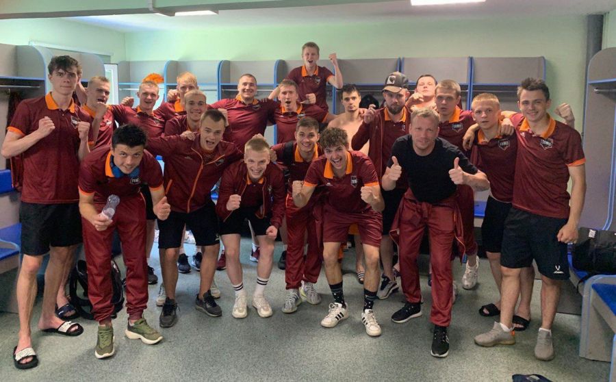 Победная раздевалка "Темпа"