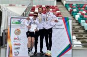 Спортсмены Алтайского края с нарушением зрения поднялись на пьедестал чемпионата Белоруссии  по лёгкой атлетике 
