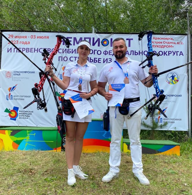 Дмитрий Воржаков и Наталья Кочеткова - бронзовые призеры чемпионата СФО среди смешанных пар 