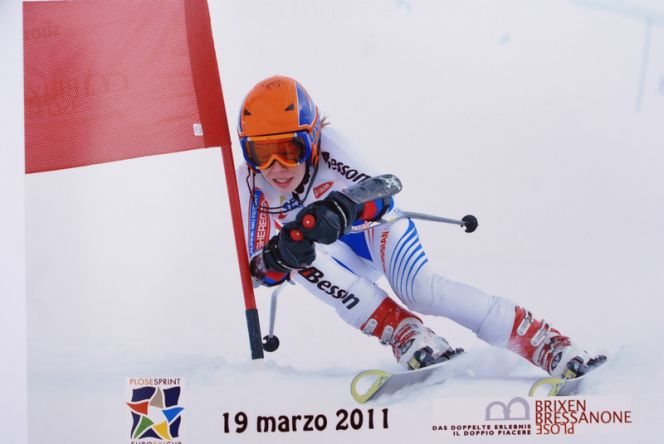 Евгений Голенчук из Белокурихи выиграл дисциплину супер-гигант на региональных соревнованиях Кубок главы города Таштагола.