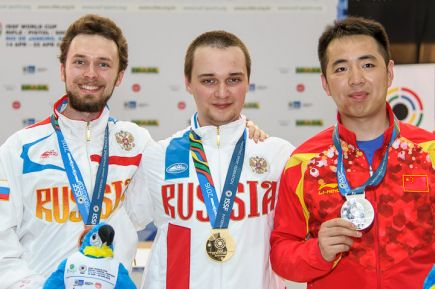 Сергей Каменский - бронзовый призёр Кубка мира в стрельбе из пневматической винтовки. 