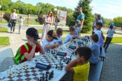 Полёт нормальный: как алтайские школьники играли в шахматы в музее Германа Титова