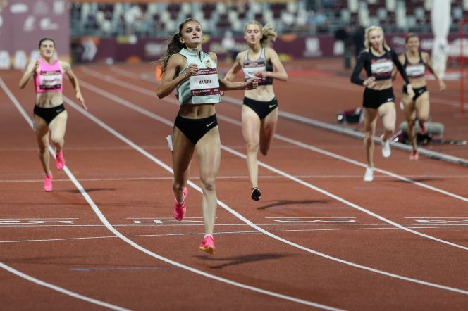 Победный финиш Полины Миллер. Фото: ВФЛА