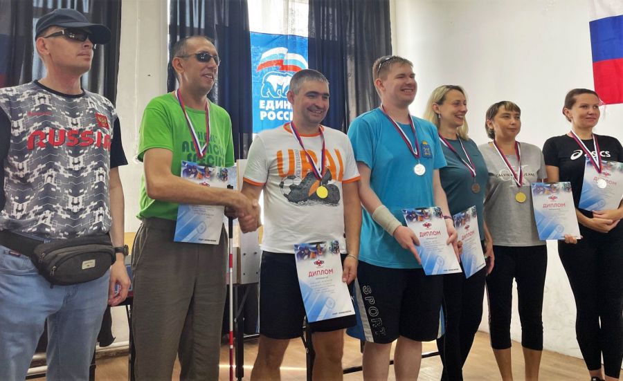 В Бийске спортсмены с нарушением зрения разыграли Кубок Алтайского края по настольному теннису 