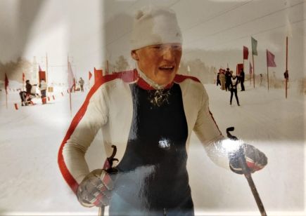 Александр Бибикин на зимней сельской олимпиаде 1996 года в Ребрихе 