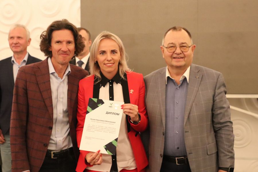 Команду ампутантов  «Динамо-Алтай» поздравили в Парке спорта Алексея Смертина с титулом чемпиона России, а девичью команду «Алтай» - с победой на зональном этапе первенства ЮФЛ 